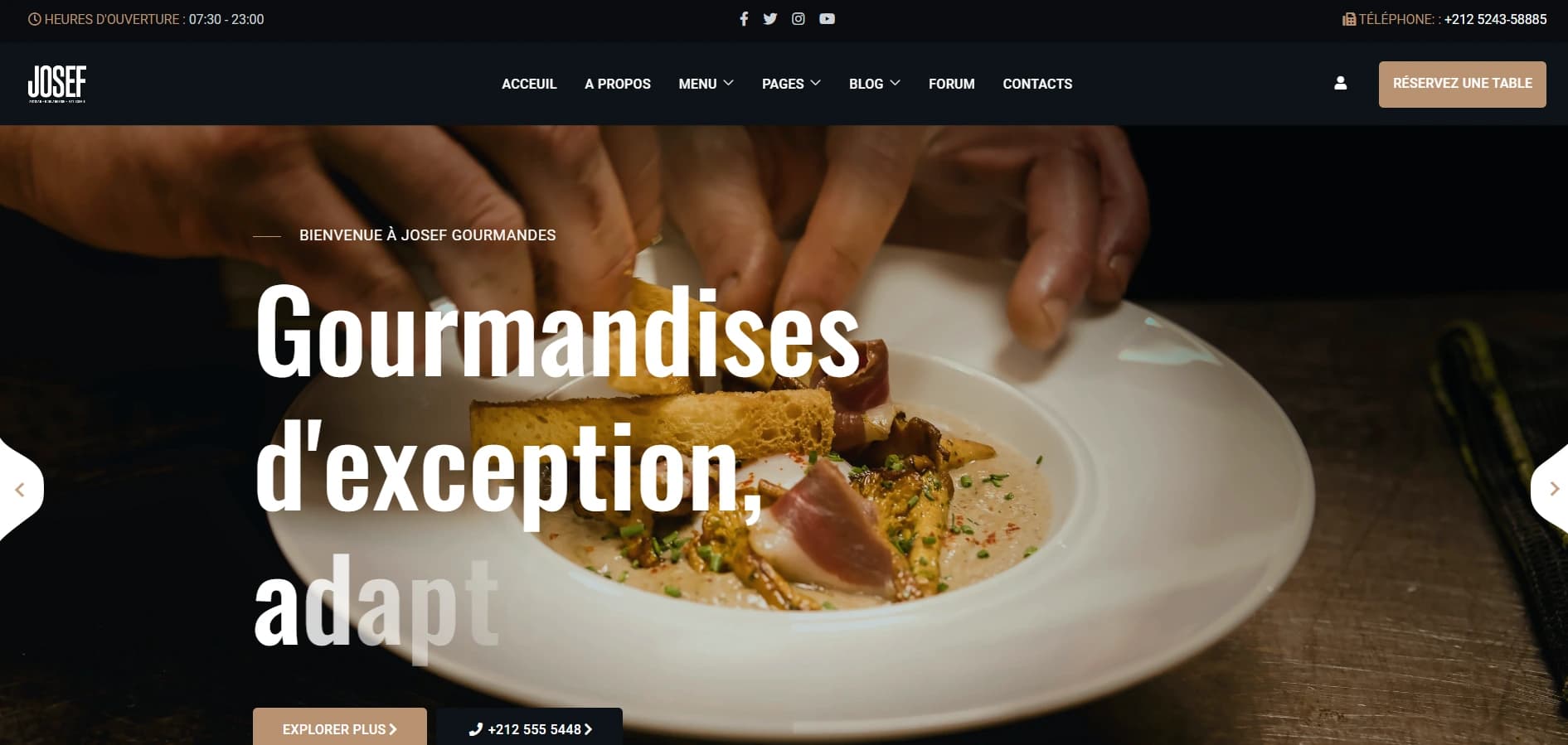 Artisanal Bakery & Bistro Website