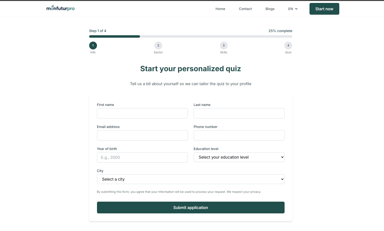 MonFuturPro — AI-Powered Career Guidance Platform screenshot 2