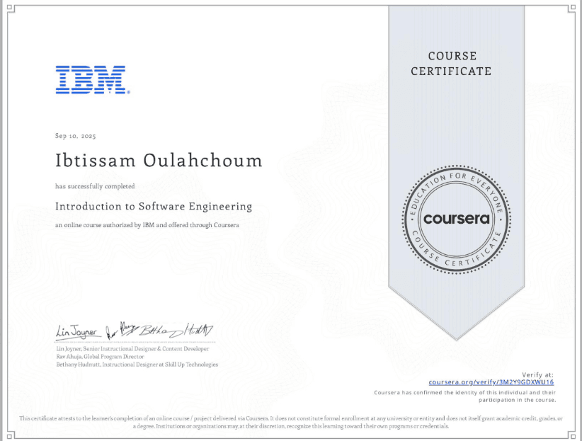 Introduction to Software Engineering