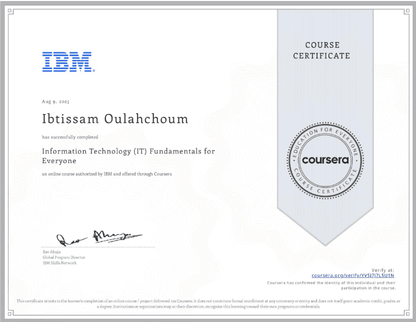 Information Technology (IT) Fundamentals for Everyone